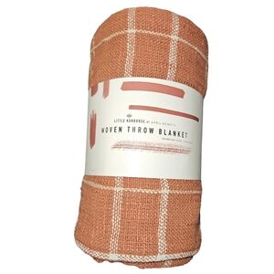 NWT Little Korboose Woven Throw Blanket